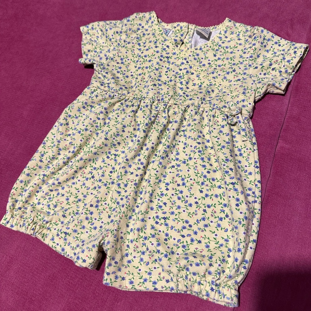 Vintage Little Lindsey Floral Romper